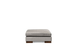Atelier Del Sofa Sofá Esquinero Izquierdo con Puf - Gris Claro